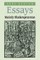 Essays, Mainly Shakespearean