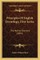 Principles Of English Etymology, First Series