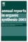 Annual Reports in Organic Synthesis (2003), 2003