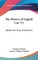The History of English Law V2