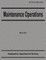 Maintenance Operations (ATTP 4-33)
