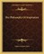 The Philosophy Of Inspiration