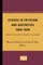Studies in Criticism and Aesthetics, 1660-1800