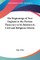 The Beginnings of New England or the Puritan Theocracy in Its Relation to Civil and Religious Liberty