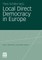 Local Direct Democracy in Europe