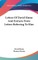 Letters Of David Hume And Extracts From Letters Referring To Him