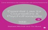 Mitchels, B: Essential Law for Counsellors and Psychotherapi