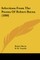 Selections From The Poems Of Robert Burns (1898)