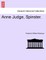 Anne Judge, Spinster.