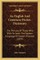 An English and Cantonese Pocket-Dictionary