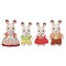 SYLVANIAN FAMILIES Ģimene - Šokolādes trušu ģimene