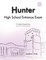 Hunter High School Entrance Exam