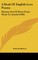 A Book of English Love Poems