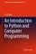 An Introduction to Python and Computer Programming
