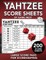 Yahtzee Score Sheets