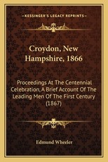 Croydon, New Hampshire, 1866 Croydon, New Hampshire, 1866