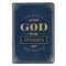 One Minute with God for Students Devotional, Navy Faux Leather Flexcover