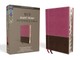 NIV, Reference Bible, Giant Print, Imitation Leather, Pink/Brown, Red Letter Edition, Indexed, Comfort Print