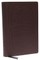 Kjv, Large Print Center-Column Reference Bible, Verse Art Cover Collection, Genuine Leather, Brown, Red Letter, Thumb Indexed, Comfort Print