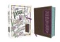 Niv, Beautiful Word Coloring Bible and 8-Pencil Gift Set, Leathersoft, Brown