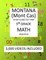 5th Grade MONTANA Mont Cas, 2019 MATH, Test Prep