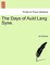 The Days of Auld Lang Syne.
