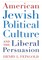 American Jewish Political Culture and the Liberal Persuasion