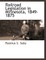 Railroad Legislation in Minnesota, 1849-1875