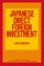 Japanese Direct Foreign Investment