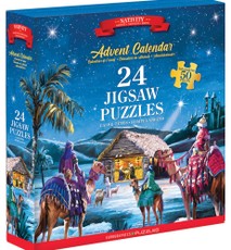 Puzzle–advent calendar Nativity, 24 puzzles of 50 pieces: 1200 pieces Puzzle–advent calendar Nativity, 24 puzzles of 50 pieces: 1200 pieces
