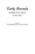 Early Records, Hampshire County, Virginia, Now West Virginia