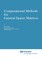 Computational Methods for General Sparse Matrices