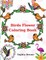 Birds Flower Coloring Book