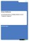 An interpretation of Julian Barnes novel "England, England"