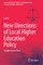 New Directions of Local Higher Education Policy