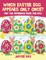 Which Easter Egg Appears Only Once? Find the Difference Book for Kids