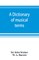 A dictionary of musical terms