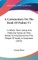 A Commentary on the Book of Psalms V1