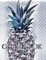 pineapple Hospitality stylish blank guest Book. designer sir Michael Huhn Edition
