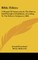 Bible Ethics
