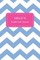 Sally's Pocket Posh Journal, Chevron