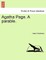 Agatha Page. a Parable.