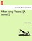 After Long Years. [A Novel.]
