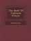 The Book Of Common Prayer