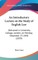 An Introductory Lecture on the Study of English Law