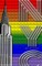 Rainbow Pride Iconic Chrysler Building New York City Sir Michael Huhn Artist Drawing Journal