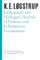 Kierkegaard's and Heidegger's Analysis of Existence and Its Relation to Proclamation