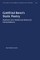 Gottfried Benn's Static Poetry