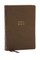 Kjv, Compact Center-Column Reference Bible, Leathersoft, Brown, Red Letter, Comfort Print