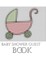 Baby Shower themed stroller blank page Guest Book